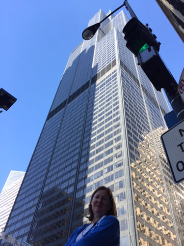 Ann at Skyscrapper - Chigago Nov 2016