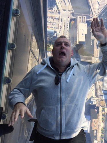 Mark in Sears Tower - Chigago