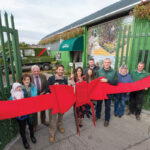 ribbon cutting of sanctuary synthetics HQ Grassland