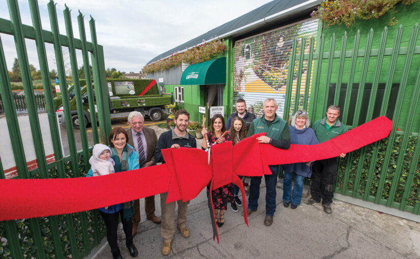 ribbon cutting of sanctuary synthetics HQ Grassland