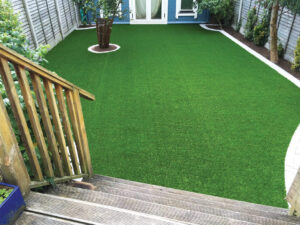 image of sanctuary synthetics artificial grass back garden