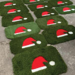 image of sanctuary synthetics santa hat doormats