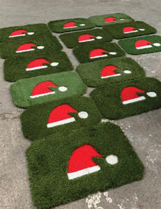 image of sanctuary synthetics santa hat doormats